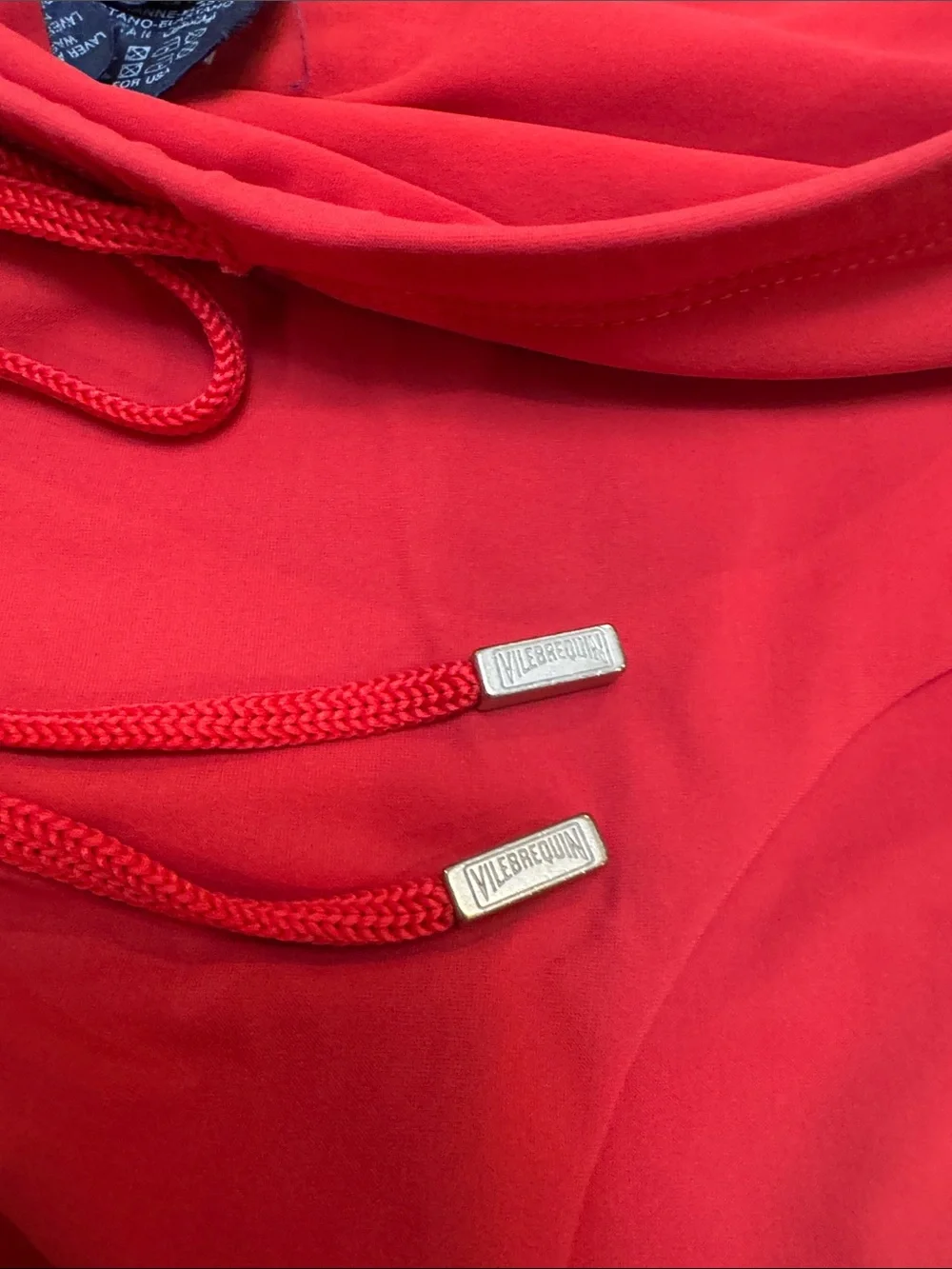 Vilebrequin Depuis 1971 Red Men's Swim Briefs with Drawstring